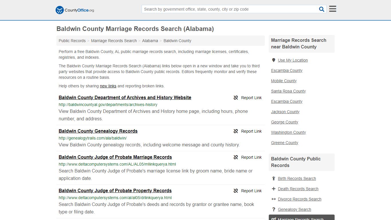 Marriage Records Search - Baldwin County, AL (Marriage Licenses ...